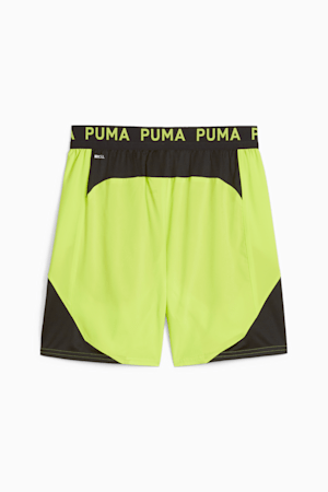 PUMA FIT Ultrabreathe 7" Stretch Woven Men's Training Shorts, Lime Pow-PUMA Black, extralarge